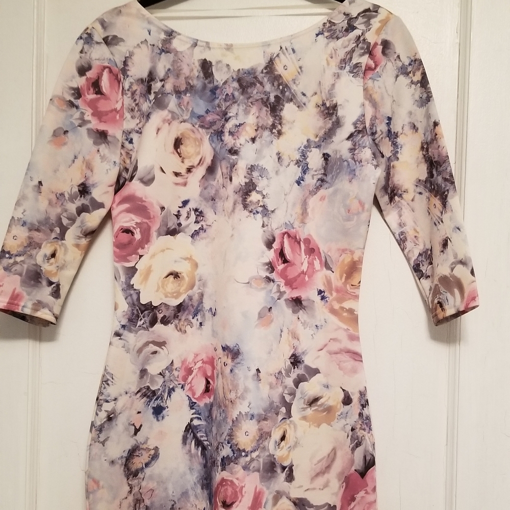 Floral mini dress